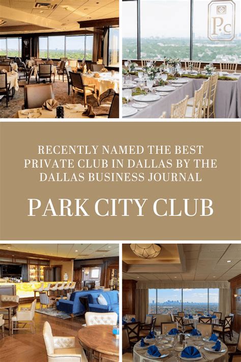 Park city club - Park City Club is the perfect Dallas event venue for private events of any size. Our club offers the best in helping you plan and host any type of event, large or small, from business meetings, professional association events, corporate outings and holiday parties. Our premier Dallas venue has a full array of amenities available to help make ...